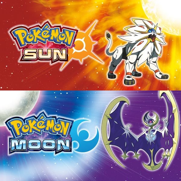 Pokemon Sun and Moon cover art